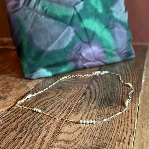 Cynthia Rybakoff gold dash necklace